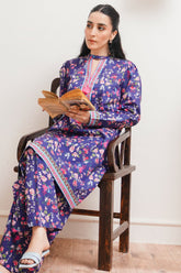 Zellbury Unstitched 2 Piece Digital Printed & Embroidered Cambric Collection'2024-WU-012